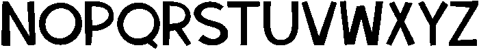 Bold ttf (700) Font UPPERCASE