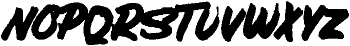 Bolder otf (700) Font UPPERCASE