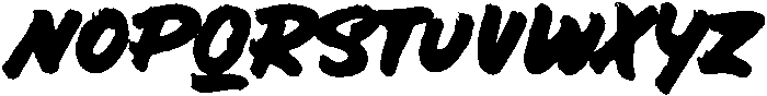Bolder otf (700) Font LOWERCASE