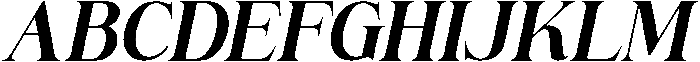 Boldera Goldisty Italic otf (700) Font UPPERCASE