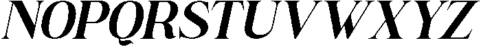 Boldera Goldisty Italic otf (700) Font UPPERCASE