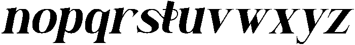 Boldera Goldisty Italic otf (700) Font LOWERCASE