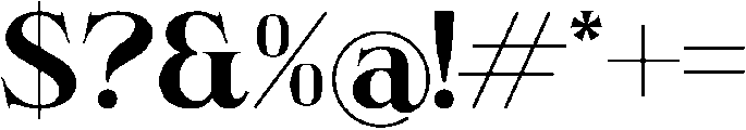 Boldera Goldisty otf (700) Font OTHER CHARS