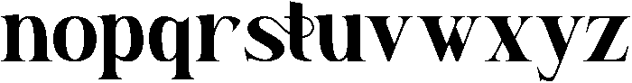 Boldera Goldisty otf (700) Font LOWERCASE