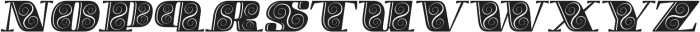 Boldesqo Serif 4F Decor Italic otf (700) Font LOWERCASE