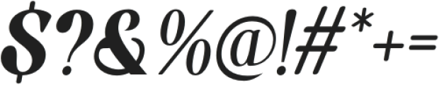 Bolding Century Italic otf (700) Font OTHER CHARS