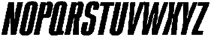 Boldmark Italic otf (700) Font UPPERCASE