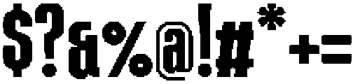 Boldmark Regular otf (700) Font OTHER CHARS