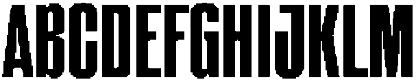 Boldmark Regular otf (700) Font UPPERCASE