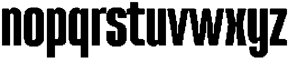 Boldmark Regular otf (700) Font LOWERCASE