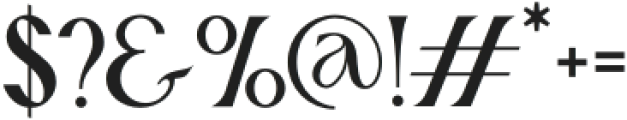 Boldness Font Regular otf (700) Font OTHER CHARS