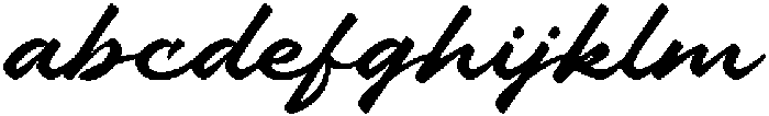 Boldpen otf (700) FONT