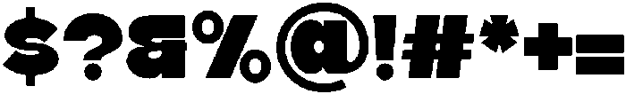 Boldspin otf (700) Font OTHER CHARS