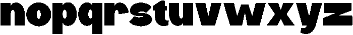 Boldspin otf (700) Font LOWERCASE