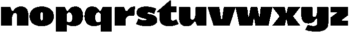 Boldwave Regular otf (700) Font LOWERCASE