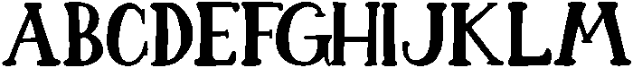 Boldy Regular otf (700) Font UPPERCASE