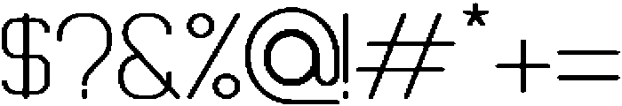Boleng Light otf (300) Font OTHER CHARS