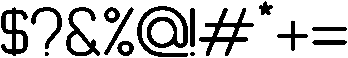 Boleng otf (400) Font OTHER CHARS