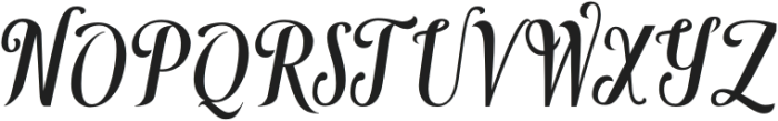 Bollerouy Regular otf (400) Font UPPERCASE