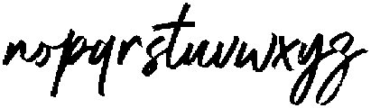 Bollington otf (400) Font LOWERCASE