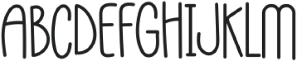 Bollotthe Regular ttf (400) Font UPPERCASE