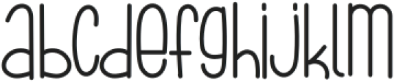 Bollotthe Regular ttf (400) Font LOWERCASE