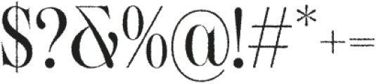 Bolognia Rough Regular otf (400) Font OTHER CHARS