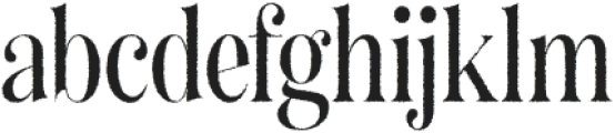 Bolognia Rough Regular otf (400) Font LOWERCASE