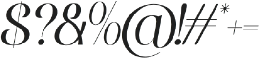 Bolqito Italic otf (400) Font OTHER CHARS