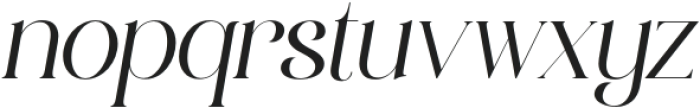 Bolqito Italic otf (400) Font LOWERCASE