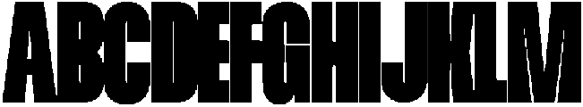 Bolt Regular otf (400) Font UPPERCASE