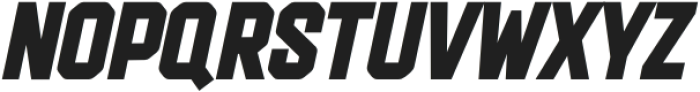 Boltzer-Block Oblique otf (400) Font UPPERCASE
