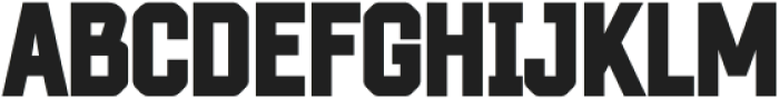 Boltzer-Block Regular otf (400) Font UPPERCASE