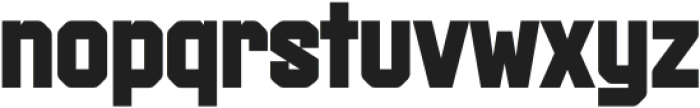 Boltzer-Block Regular otf (400) Font LOWERCASE