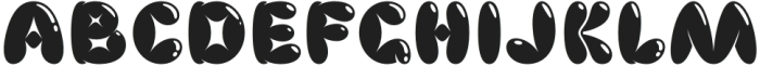 Bomblish Regular otf (400) Font UPPERCASE