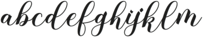 Bomshel Script Bold Regular otf (700) Font LOWERCASE