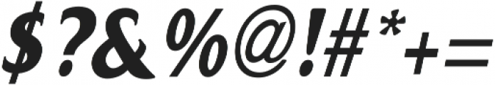 Bon Serif Italic Regular ttf (400) Font OTHER CHARS