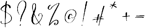 Bon Voyage otf (400) Font OTHER CHARS