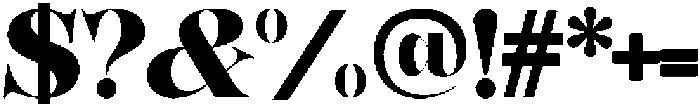 Bonarchi Black otf (900) Font OTHER CHARS