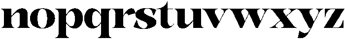 Bonarchi Black otf (900) Font LOWERCASE