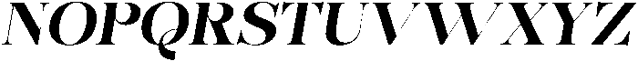 Bonarchi BoldSemExpIta otf (700) Font UPPERCASE