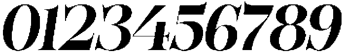 Bonarchi BoldSemiCondIta otf (700) Font OTHER CHARS