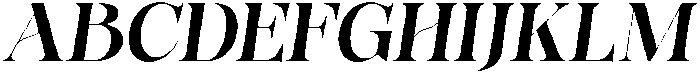 Bonarchi BoldSemiCondIta otf (700) Font