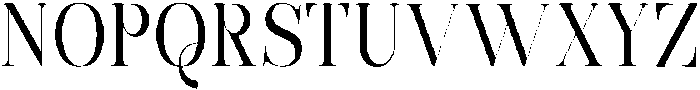 Bonarchi Condensed otf (400) Font UPPERCASE