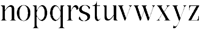 Bonarchi Condensed otf (400) Font LOWERCASE