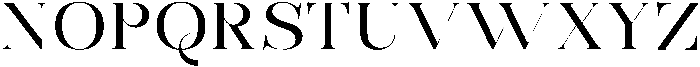 Bonarchi Expanded otf (400) Font UPPERCASE