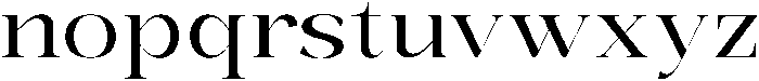 Bonarchi Expanded otf (400) Font LOWERCASE