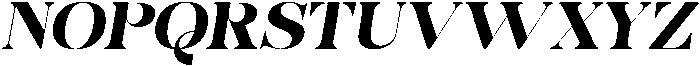 Bonarchi ExtBdSemExpIta otf (400) Font UPPERCASE