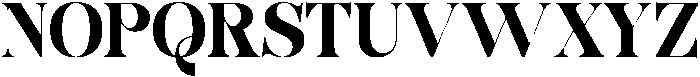 Bonarchi ExtBdSemiCond otf (400) Font UPPERCASE