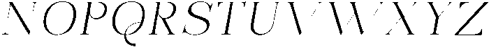 Bonarchi ExtLtExpIta otf (400) Font UPPERCASE